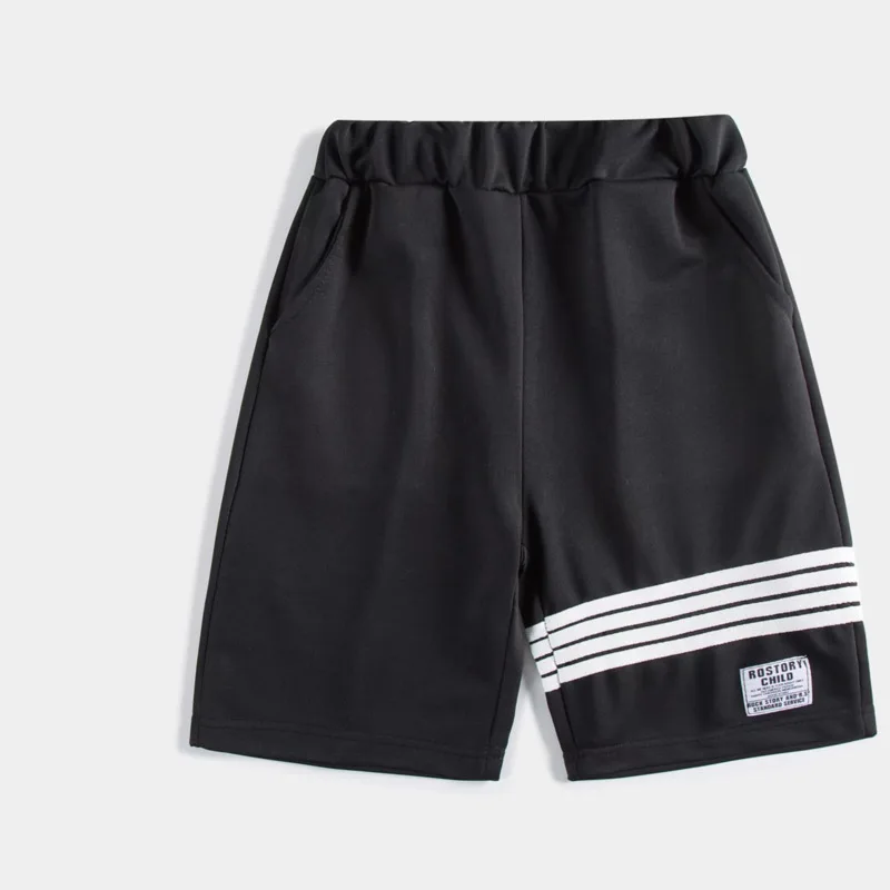

New Summer Trend Five-point Pants Pants Sports Pants Elastic Waist Rubber Band Belt Children's Clothing Men's Casual Simple