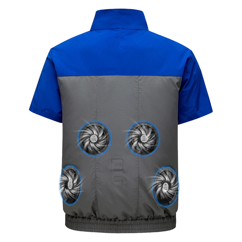 ملابس صيفية للتبريد بأكمام قصيرة لتكييف الهواء مع...