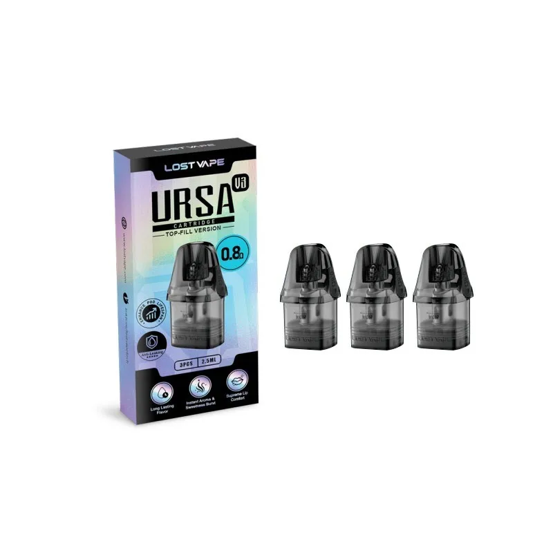 3/6/9 stcke Original Verloren Vape Ursa V3 Patrone 2,5 ml Pod 0,8/1,0/0,6  ohm Fr URSA NANO PRO 2/Ursa Baby 3/Ursa Nano S II/Ursa Epoch - AliExpress  44