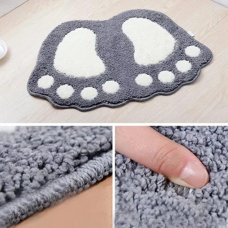 Ultra-Absorbent Non-Slip Microfiber Bathroom Rug - Soft & Machine Washable