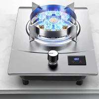 Domestic Gas Cooker, Intelligent Timer Fierce Fire Stove, Easy To Dismantle and Wash Gas Cooker, Single Burner Splitter Burner 1
