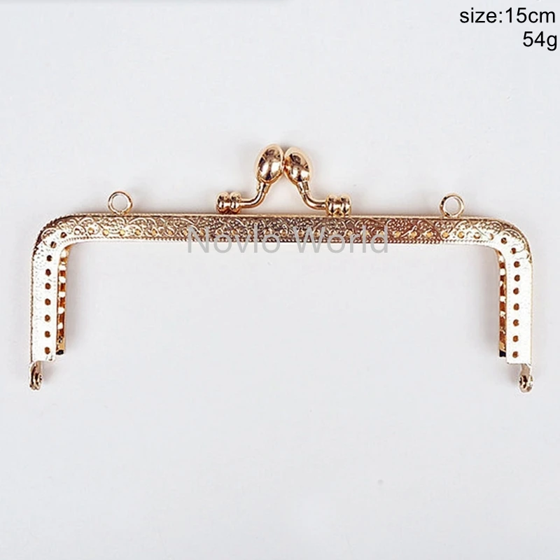 10pcs 8.5cm 10.5cm 12.5cm 15cm 18cm 20cm Frame Purse Handle Coins Bags Metal Kiss Clasp Lock Frame Accessories For Bag