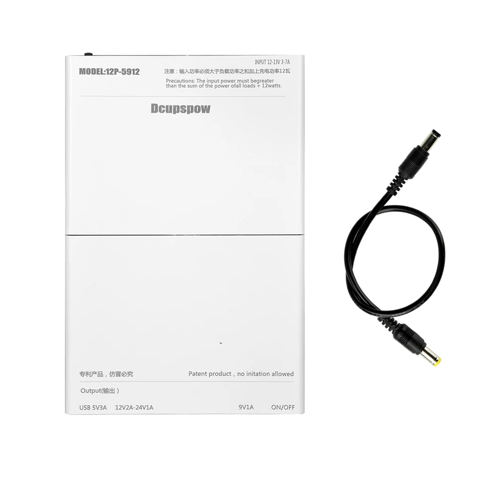 DC USV 12x18650 Batterie-Stromversorgungsbox DIY Powerbank-Kit 5V 9V 12V Ausgang Optisches Modem Router Unterbrechungsfreie Stromversorgung – Detail 37