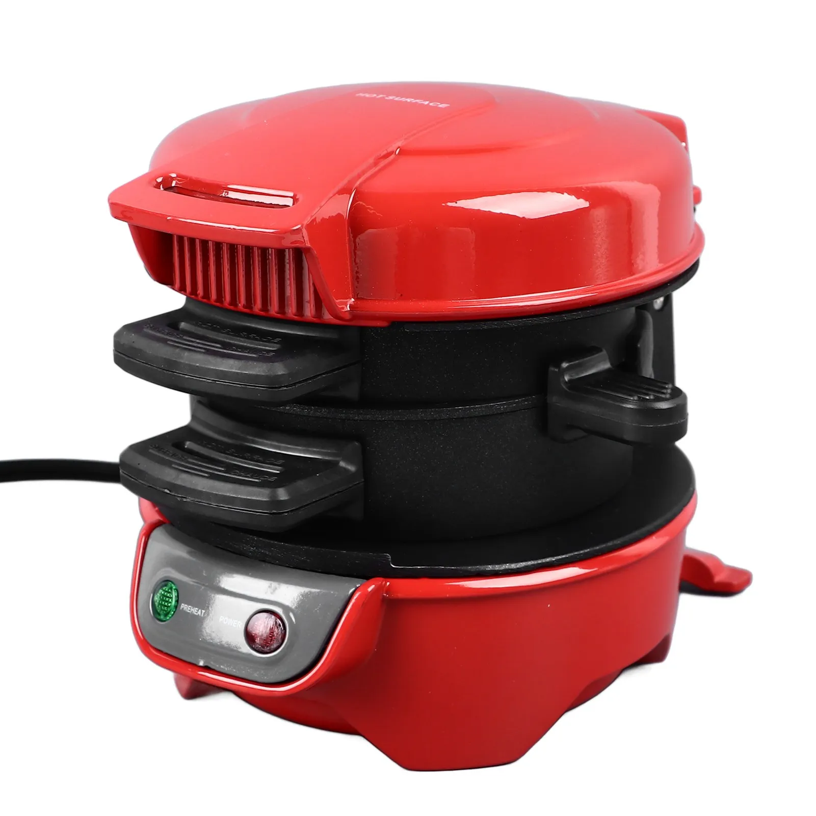 Description Picture 3 of item600W Electric Sandwich Maker Non Stick Breakfast Machine Sandwich Maker Easy To Clean Quick Aluminum for Apartment 110V/220V