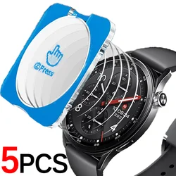 Ultra - HD Tempered Glass Screen Protector - Full Coverage Anti - Scratch with Installation Kit (1 - 5 Pack) - Xiaomi Watch S5 (5Pcs)