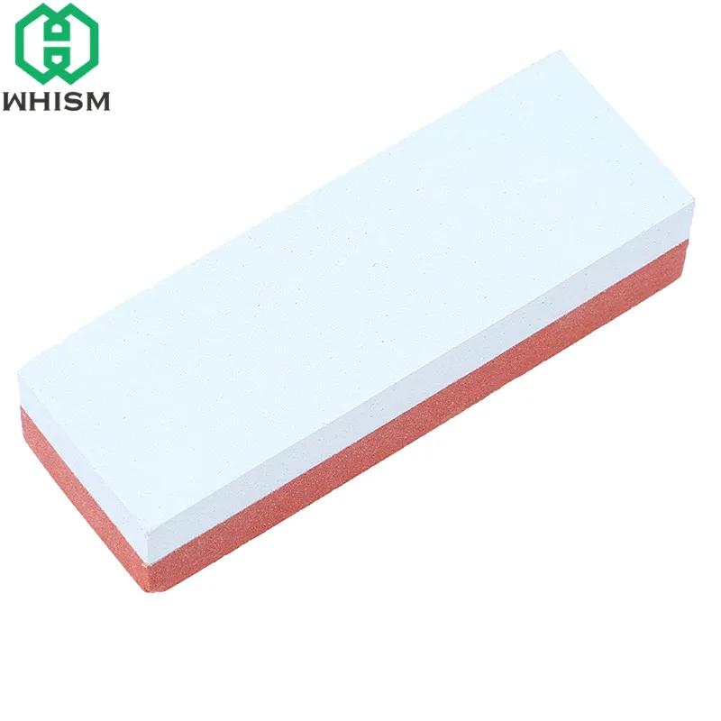 WHISM-Mini Professional Sharpening Stone, Dual Double-side Knives Sharpener Wetstone Water Stone Kitchen Tool 400 Grit 1500 Grit