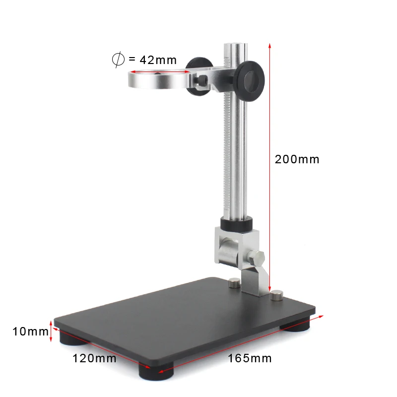Microscopio 4K 55MP USB HDMI VGA Elettronica Videocamera digitale Monoculare Continus Zoom 130X Lente Saldatura Strumenti di riparazione del telefono - immagine 5