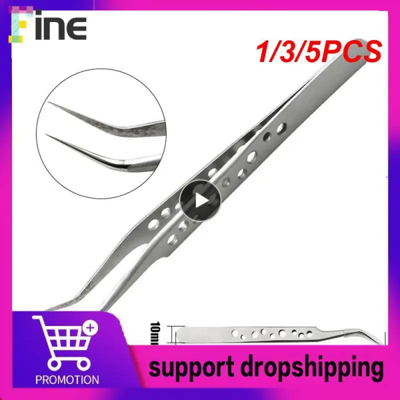 

1/3/5 шт., антистатические магнитные пинцеты из нержавеющей стали