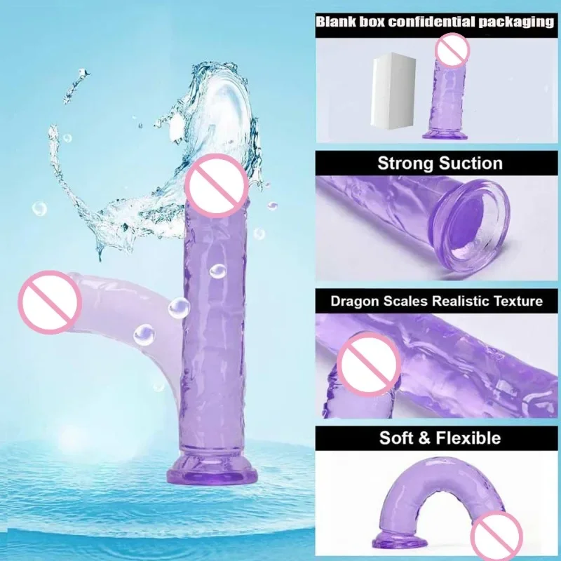 Sex Toys Realistic Dildos with Suction Cups Anal Plugs Female Penis Products