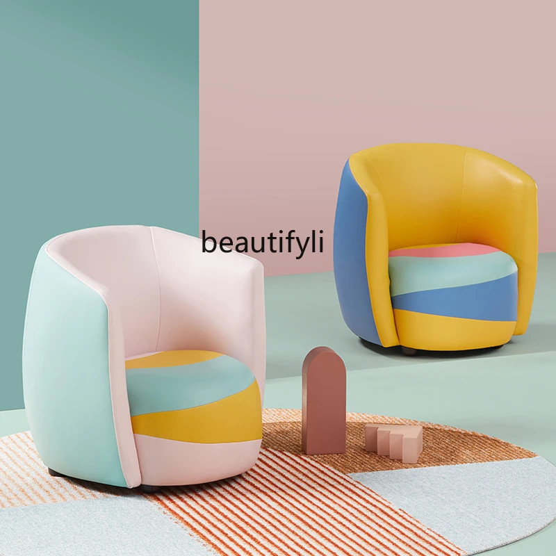 

zq3 to 12 Years Old/Creative Children's Sofa/Children's Area Reading Corner/Small Rainbow 1816