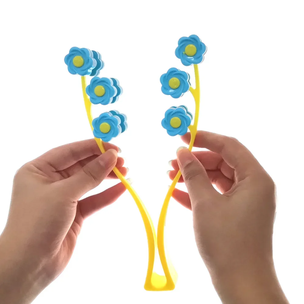 Flower-Shaped Facial Massager Roller for Anti-Wrinkle and Relaxation