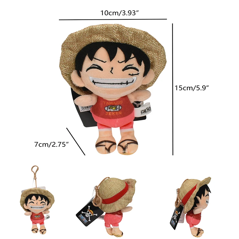 thumbnail image 1 of Llavero de peluche de One Piece, colgante de Tony Chopper, muñeco de peluche suave, llavero Kawaii, bolso, adornos, juguetes, regalo, 1 of 5