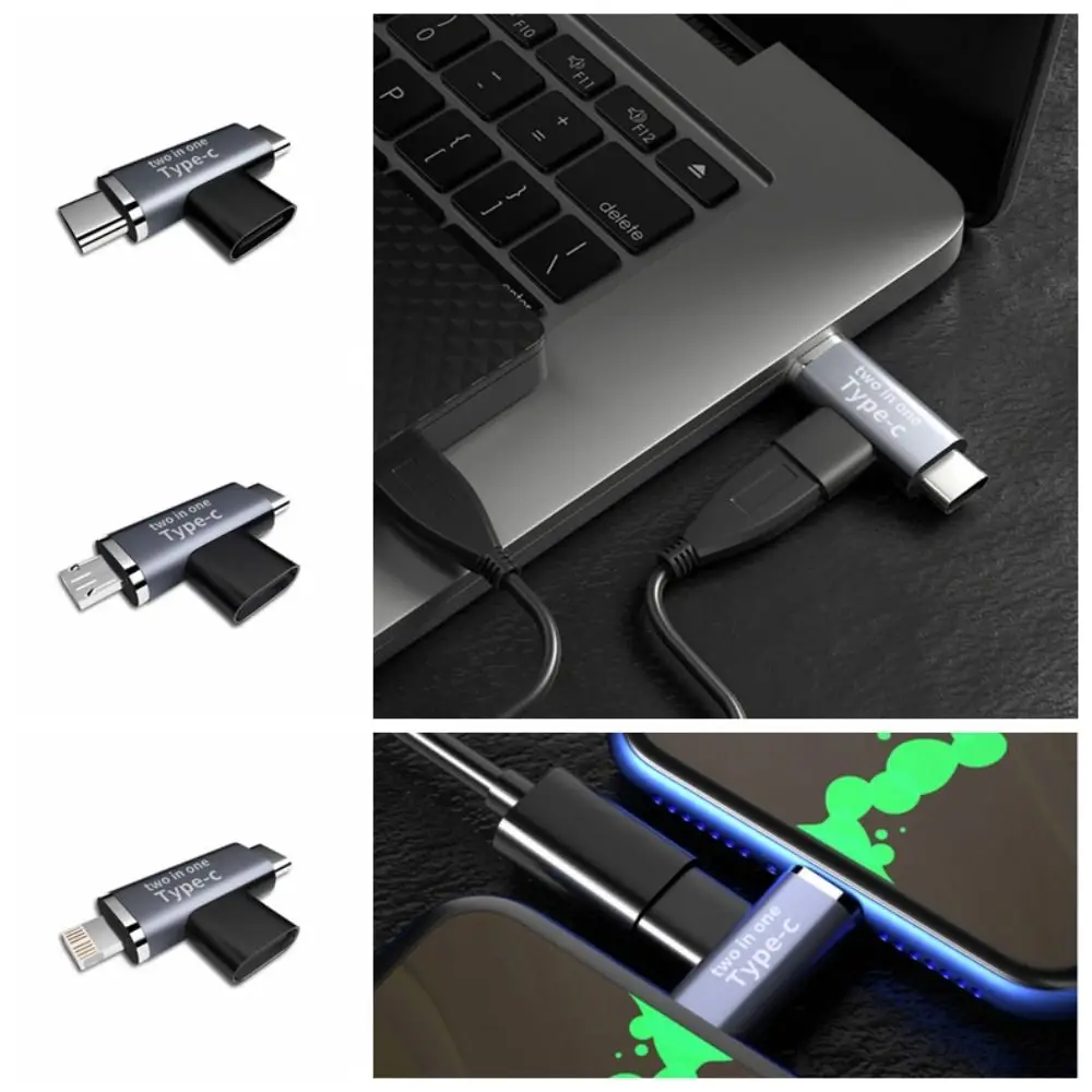 

Универсальный Переходник USB C «папа»-Micro USB «мама»