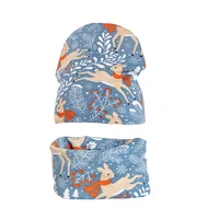 Autumn Winter Baby Scarf Hat Set for Boys and Girl Cartoon Car Deer Baby Boy Hat Kids Beanies Children Cap Warm Infant Hats 3