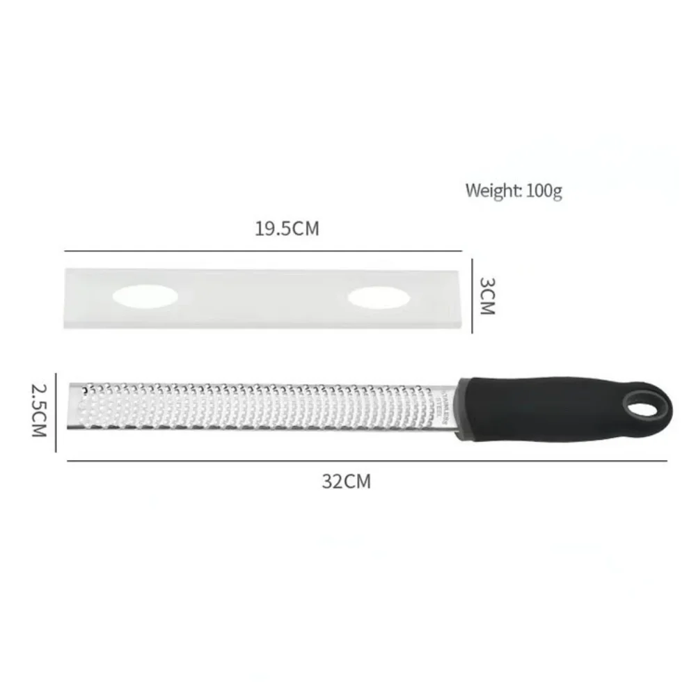 Lemon Zester Grater Cheese Grater Kitchen Grater 12 Inch Multifunctional Rectangle Stainless Steel Cheese Grater Tools Chocolate Lemon Zester Fruit Peeler Kitchen Gadgets