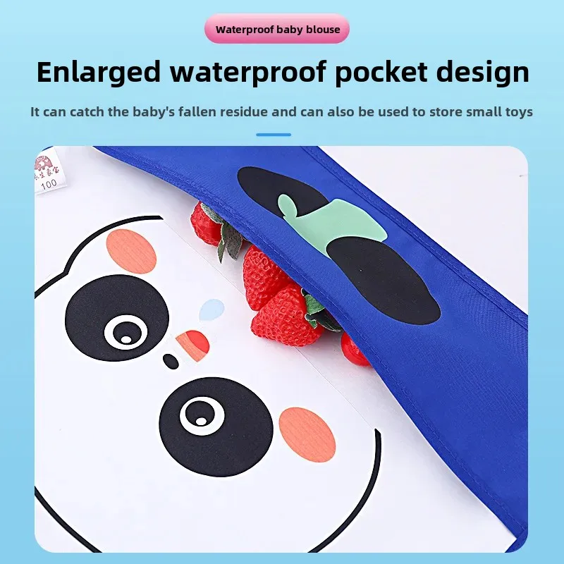 Unisex Sleeveless Apron Baby Feeding Bibs Children's Cover up Clothes Easy to Wear And Wash Durable And Comfortable to Wear