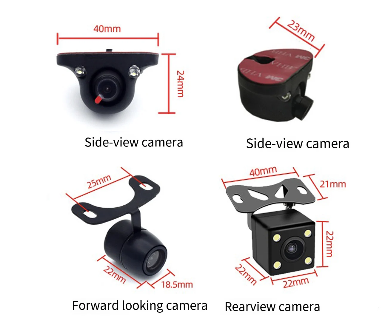 360 degree panorama intelligent blind area auxiliary system wireless remote control HD reversing car camera 360 panorama