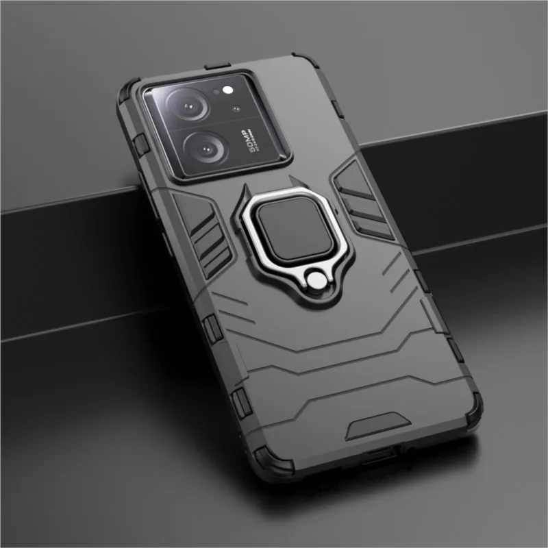 

Armor Shockproof Bumper For Xiaomi 13T Pro Case for Xiaomi 13T Pro Cover Coque Finger Ring Holder Stand Fundas Xiaomi 13T Pro