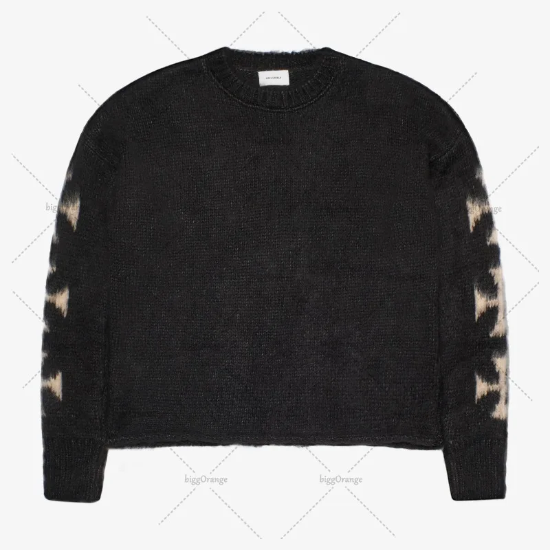 American Y2K Street Harajuku Sweater Gothic Punk Cross Personality Clothing Fashionable Round Neck Long-sleeved Tops Couples 4