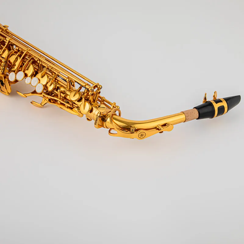 Made in Japan 380 Professional Alto Drop E Saxophone Gold Alto Saxophone with Band Mouth Piece Reed Aglet More Package mail