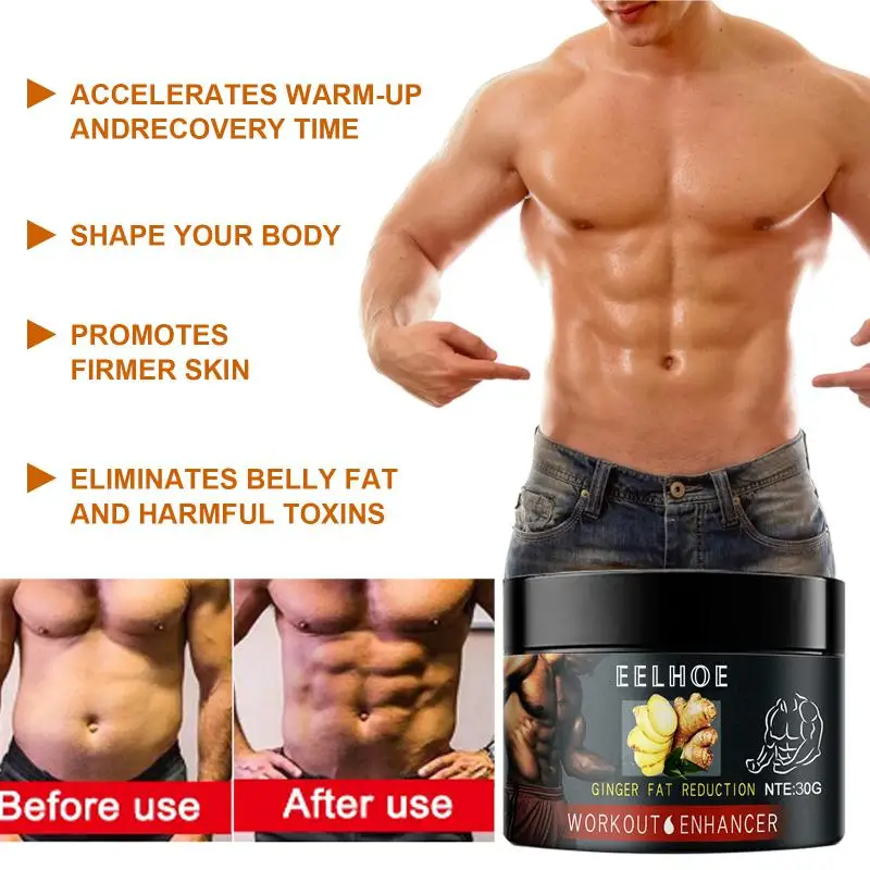 Ginger Fat Burning Cream Abdominal Muscle Cream Anti Cellulite Fat