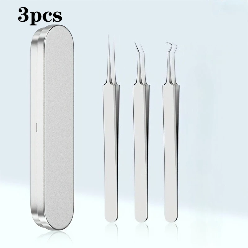 15pcs Facial Cleansing Beauty Tool Set Stainless Steel Pliers Cell Clips,Comedone Extractor,Blackhead and Whitehead Removal Tool 3 15pcs Facial Cleansing Beauty Tool Set Stainless Steel Pliers Cell Clips,Comedone Extractor,Blackhead and Whitehead Removal Tool 3