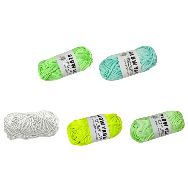 Fluorescent DK Yarn DIY Crafts Knitting Polyester Yarn 50m 50g 11 Colors New