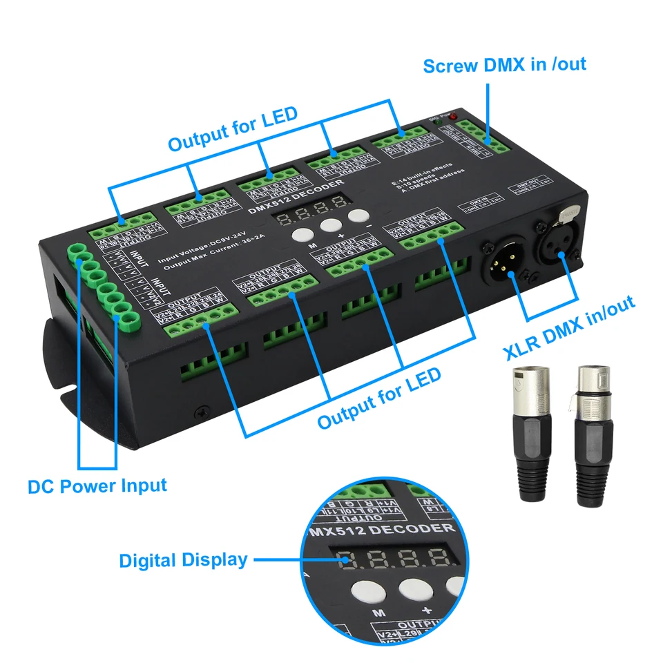 Dmx controller showtec led operator 4 4-kanaals - Muziekinstrumenten kopen? | Korting tot 31