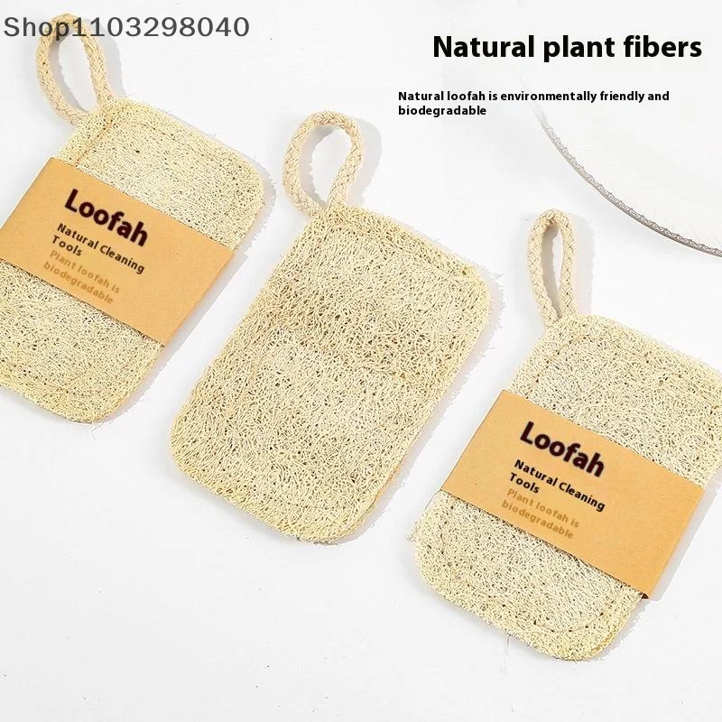 6-Pack Natural Loofah Sponge For Dishes, Pots, And Oil Stain Cleaning – Kitchen Scrub Pad 4