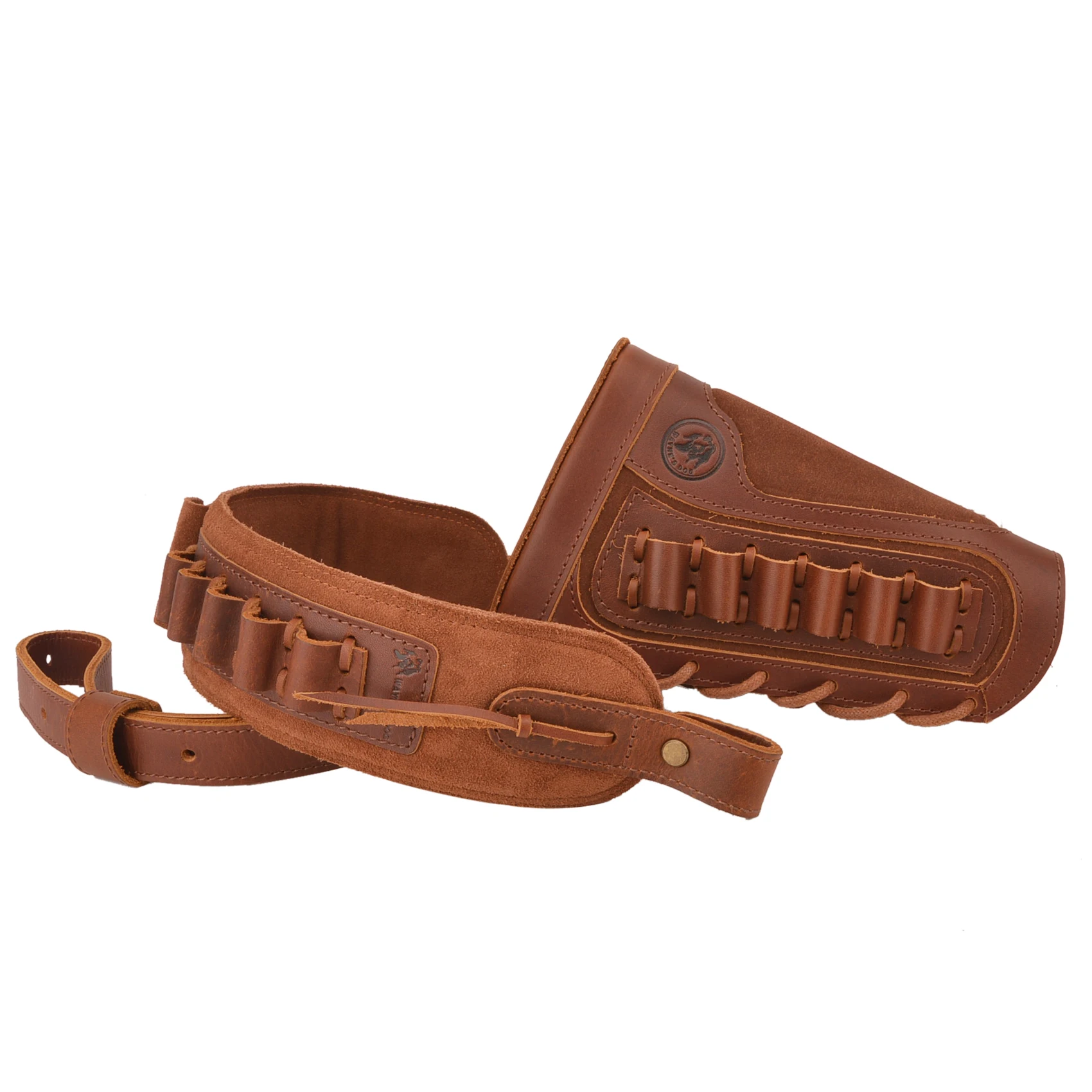 Jagdzubehör Leder Ledergewehr-Scheide / Schrotflintenetui – Cowboy-Holster In Braun, Langarm-Design Holster Pistole Cowboy