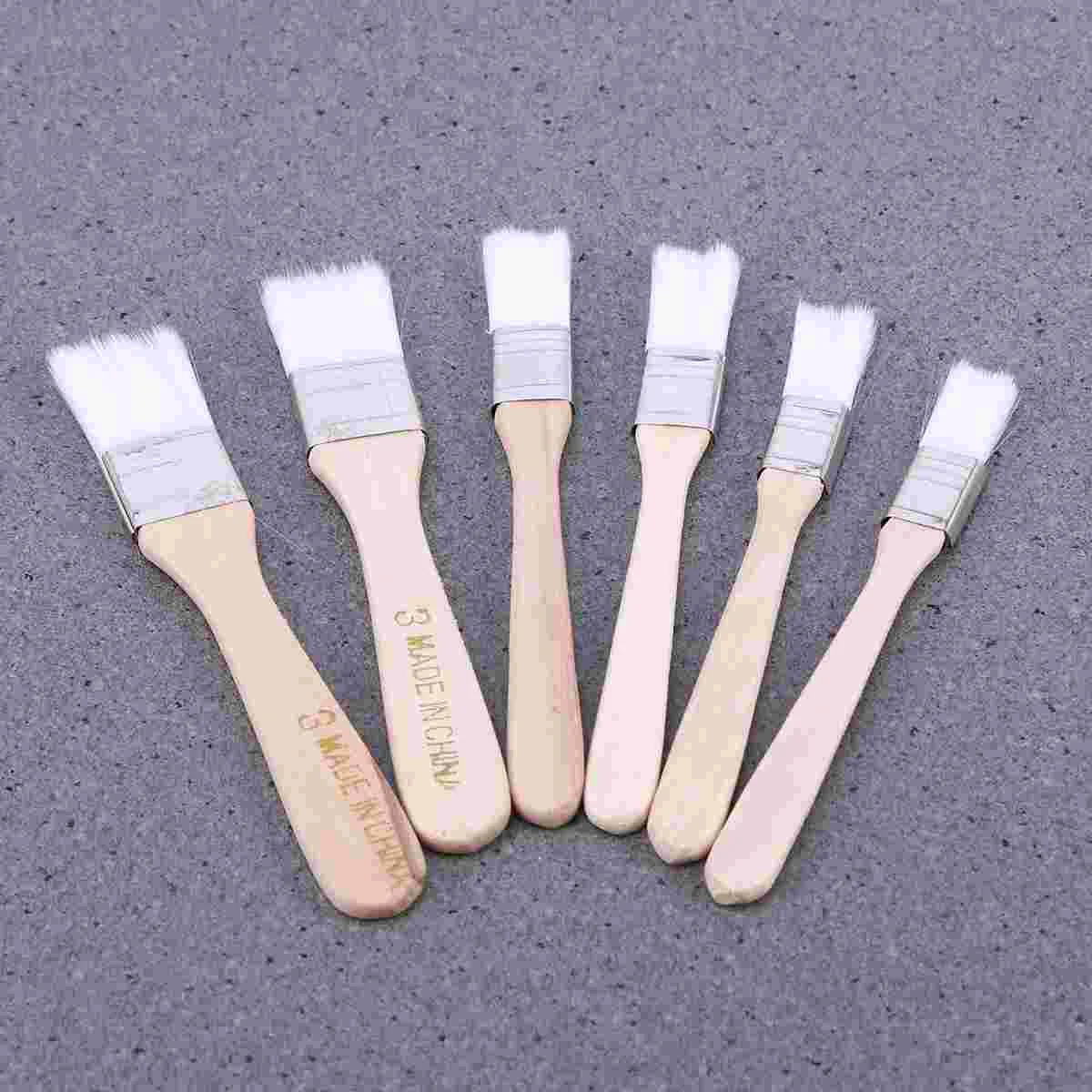 Nylon Thickened Painting Chip Brushes White nylon paint brush Accessory for Adhesives Paint Touchups Painter Supplies