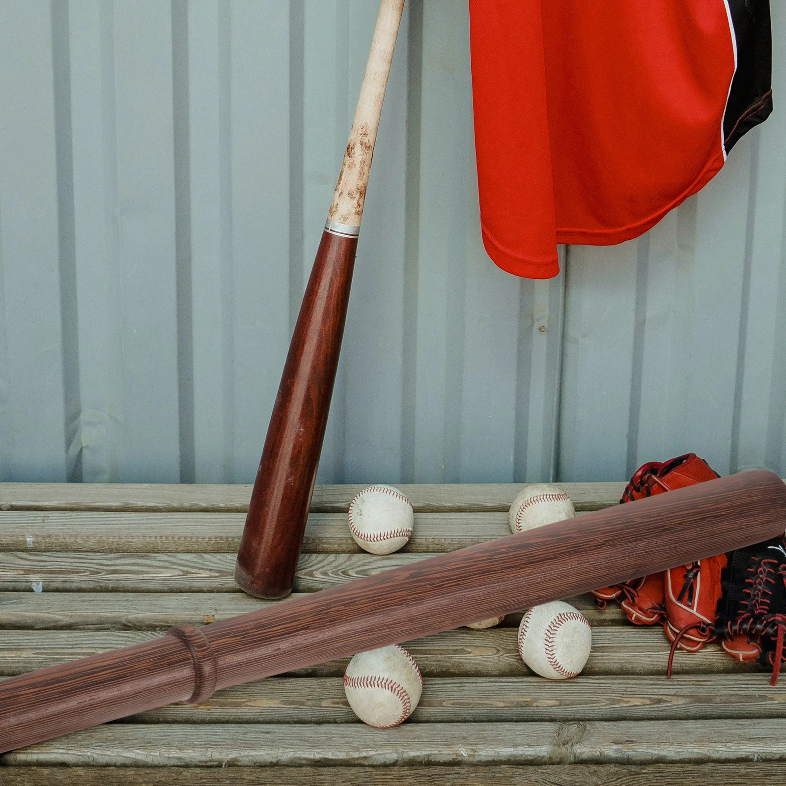 

Vintage Baseball Bat 22 Inch Training Hardwood Softball Wood Stick Vintage Exercising Youth Kids Teenagers Adult