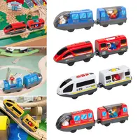Car Toy New Design Children's Toys Compatible With Brio Battery Operated Toys Train Wooden Train Track 2