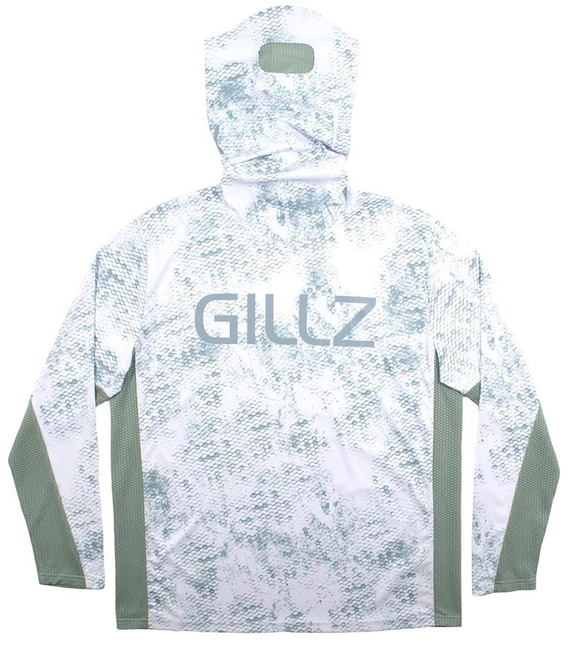 GIL*Z Men's Fishing Shirts Hooded Performance Shirt Quick-dry Perspiration Outdoor UPF50