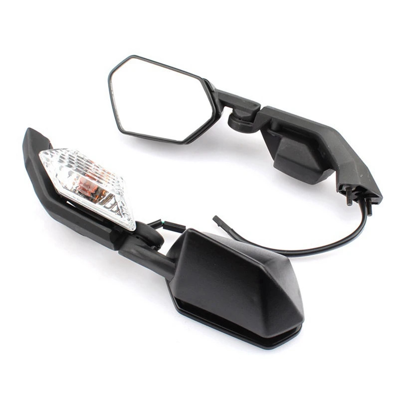 

Motorcycle Turning Light Rear Side View Mirror Rearview Mirror Back A Car Mirror For Kawasaki ZX-10R ZX10R 2008-2011