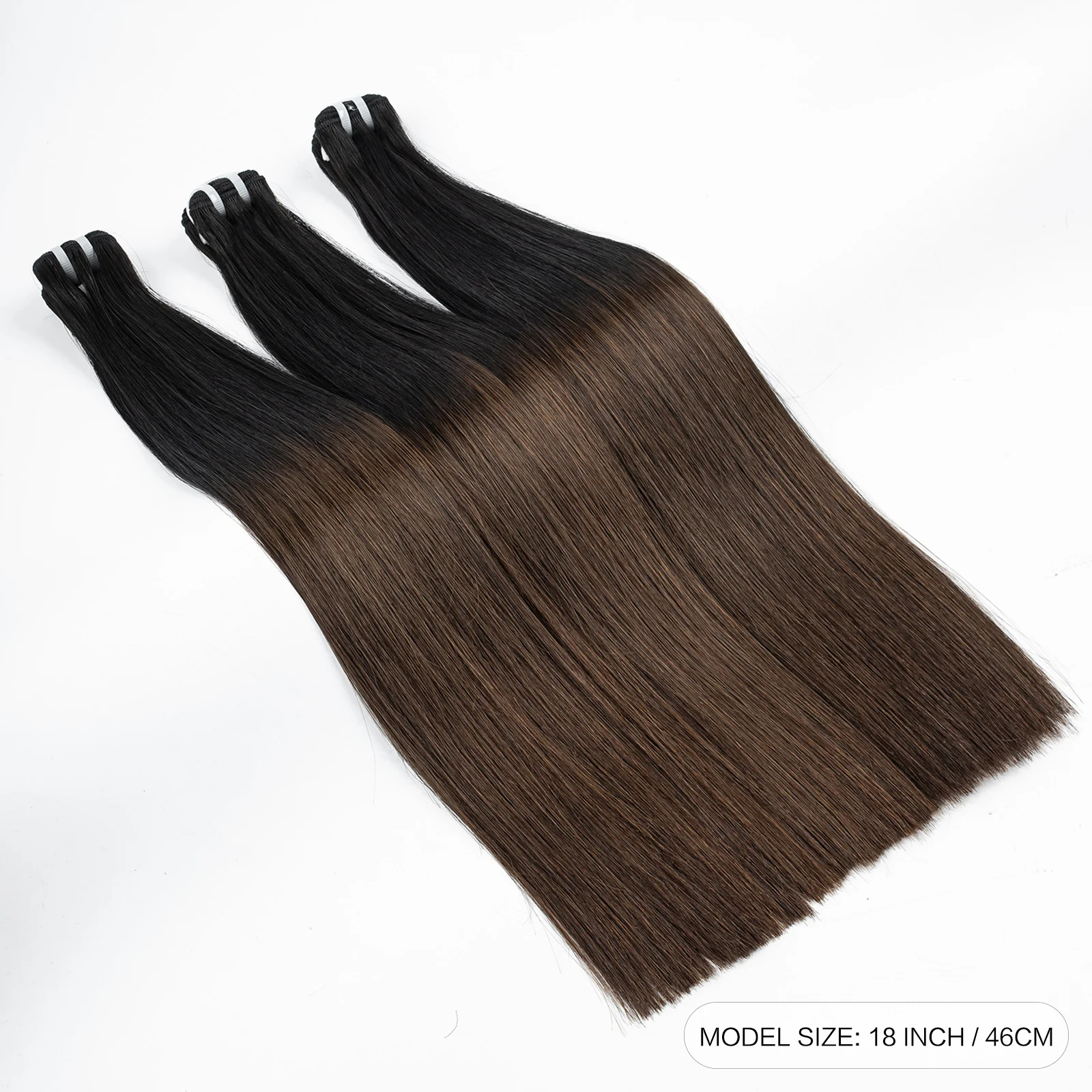 16A Double Drawn 1BT4 Ombre Vietnamese Bone Straight Human Hair Bundles 100% Unprocessed Raw Virgin Hair Extensions for Women
