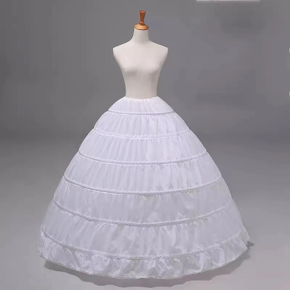

_ Горячая распродажа! 6 обручей 2023 бальное платье, цельнокролинная подъюбник для свадебного платья, свадебной юбки, аксессуары для фотографий