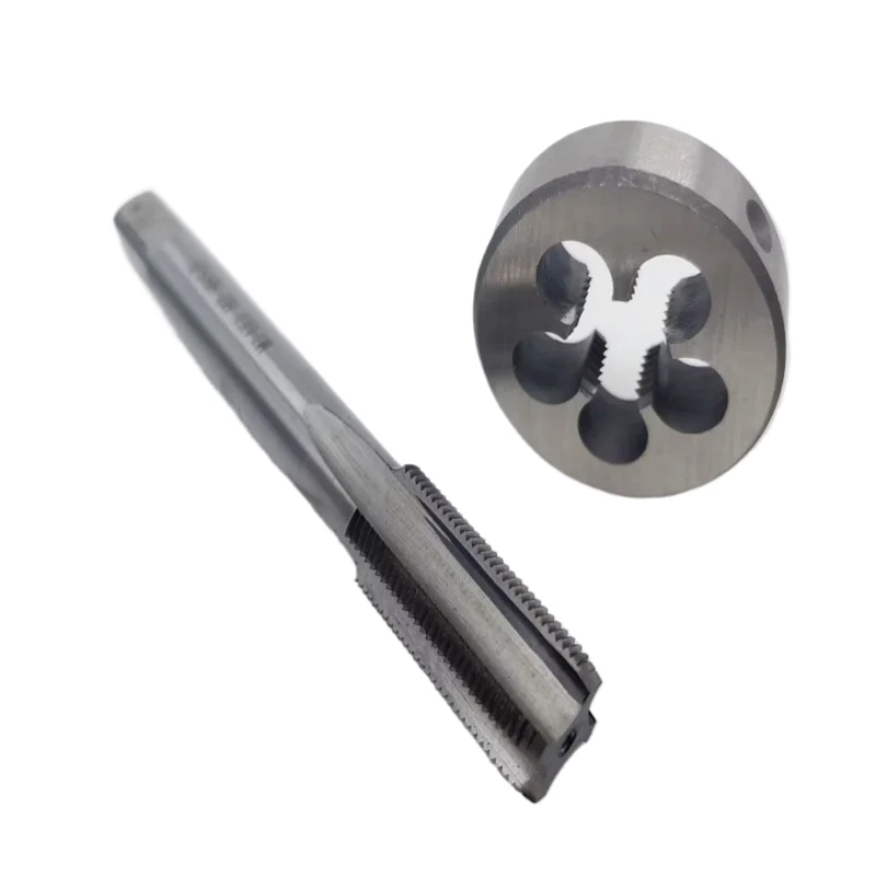 tap and die set 2pcs left hand metric tap die set M2-M22 used for machine tool internal and external thread tapping and thread repair tools