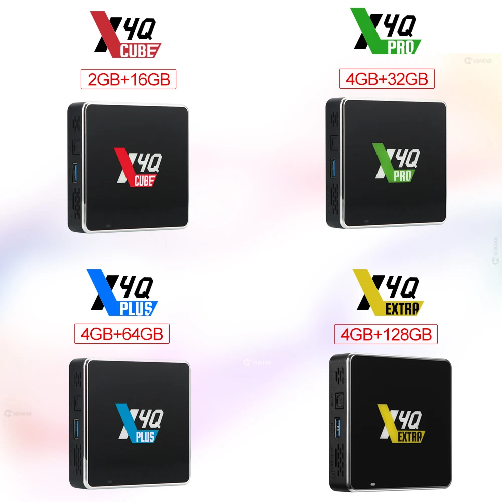 Ugoos Amlogic S905X4 Android 11.0 Smart TV Box X4Q Cube Pro Plus Extra DDR4 1000M BT 4K Set Top Box X4 Android 11 Media Player