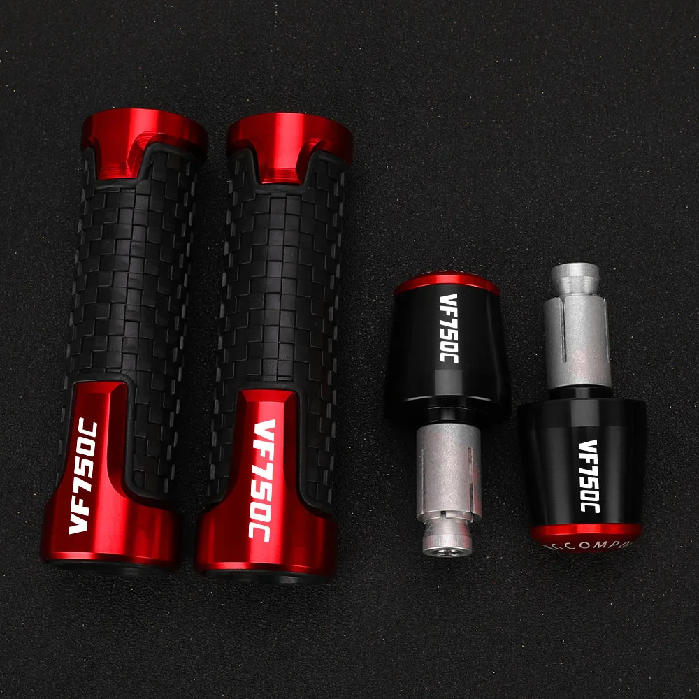 

2023 Motorcycle For HONDA VF 750C VF750C CD CD2 MAGNA 1994-2003 2002 7/8" 22MM Moto Handlebar Grips Handle Bar Cap End Plugs