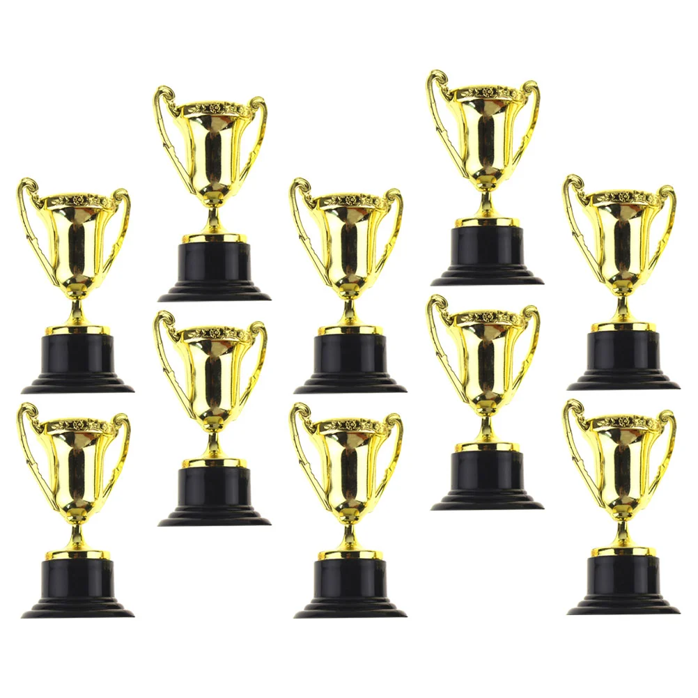 20 Pcs Gold Star Award Trophies Puzzle Toys Award Trophies Football