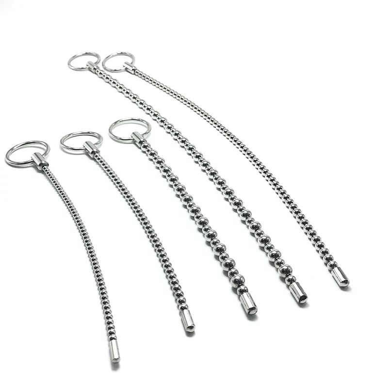 Dilatateurs sonores urétraux en acier inoxydable Sondage Plug Perles urétrales Sex Toys pour hommes Cathéters Urethral ing_voghion.com