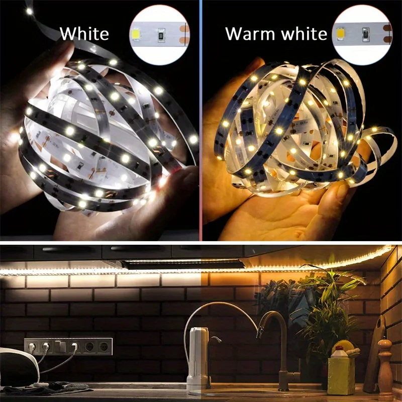 Versatile LED Strip Lights with Button Control – USB Powered, Multi-length Options
