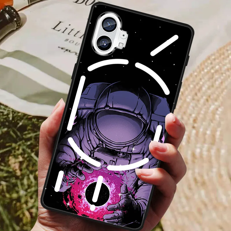 Black Antiknock Soft TPU Protective Phone Case Cover