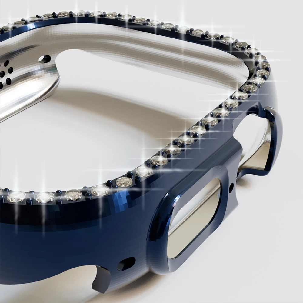 Elegant Diamond-Embellished Stainless Steel Watch Bracelet