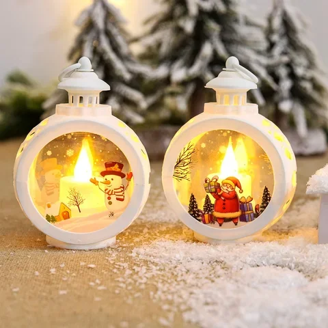 

Santa Claus Snowman Wind Lamp Merry Christmas Decorations for Home 2021 Christmas Ornament Navidad Natal Xmas Gift New Year 2022