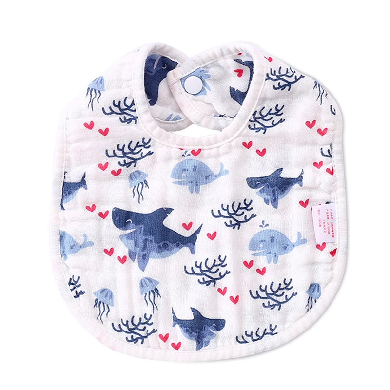 Baby Feeding Drool Bib Infant Lace Saliva Towel Soft Cotton Gauze Burp Cloth for Newborn Toddler Scarf  Muslin Baby Bib Bandana baby accessories box Baby Accessories