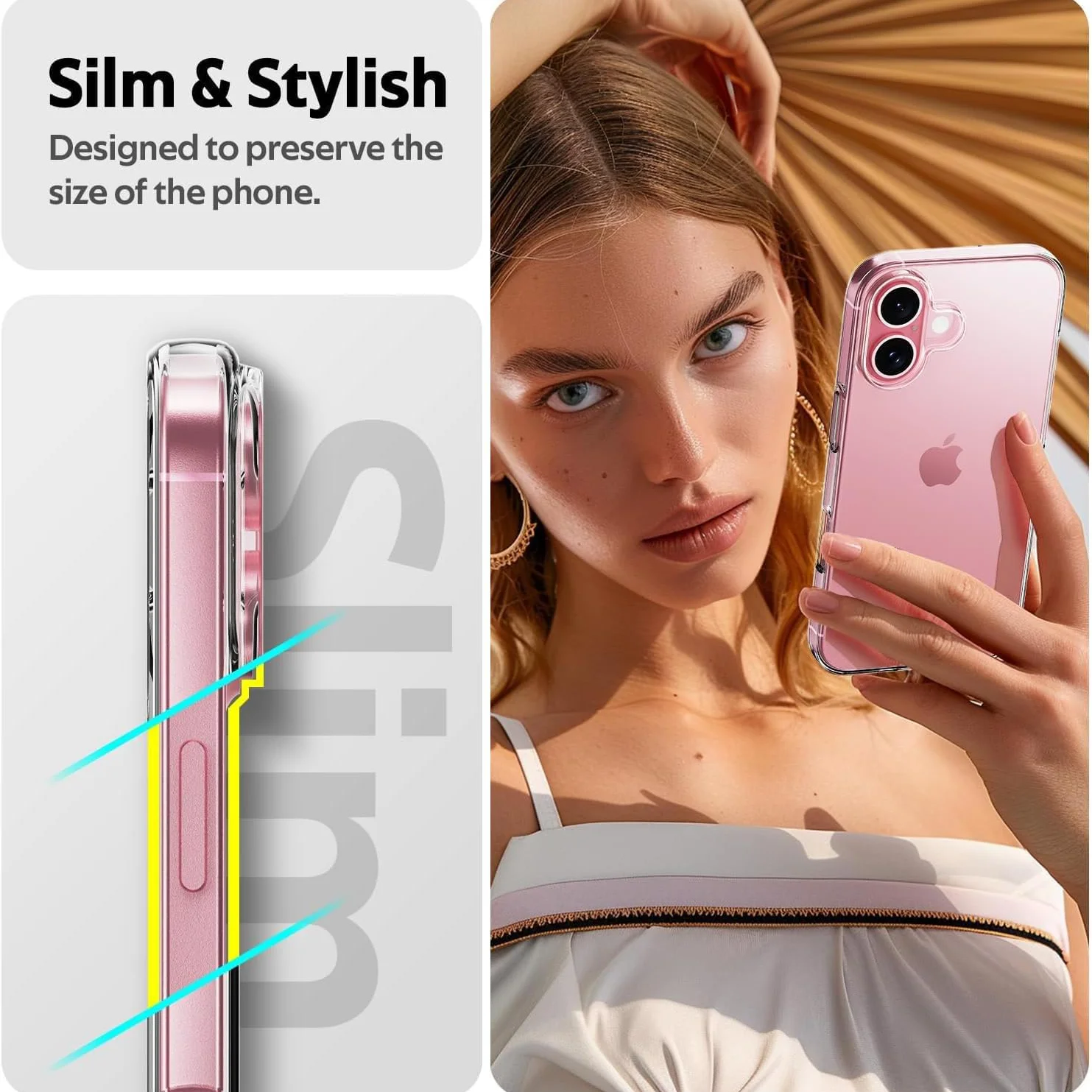 Luxury Ultra Thin Transparent Silicone Phone Case - Soft Protective Back Cover