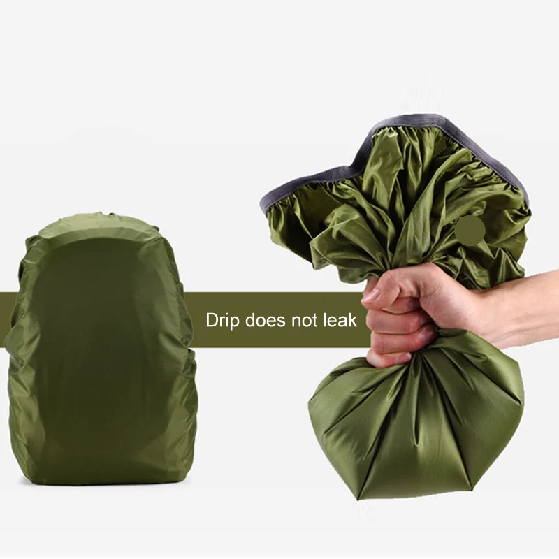 Backpack Cover 1Pcs 15-100L Adjustable Backpack Rain Cover Portable Waterproof Outdoor Accessories Dustproof Camping Hiking Climbing Raincover