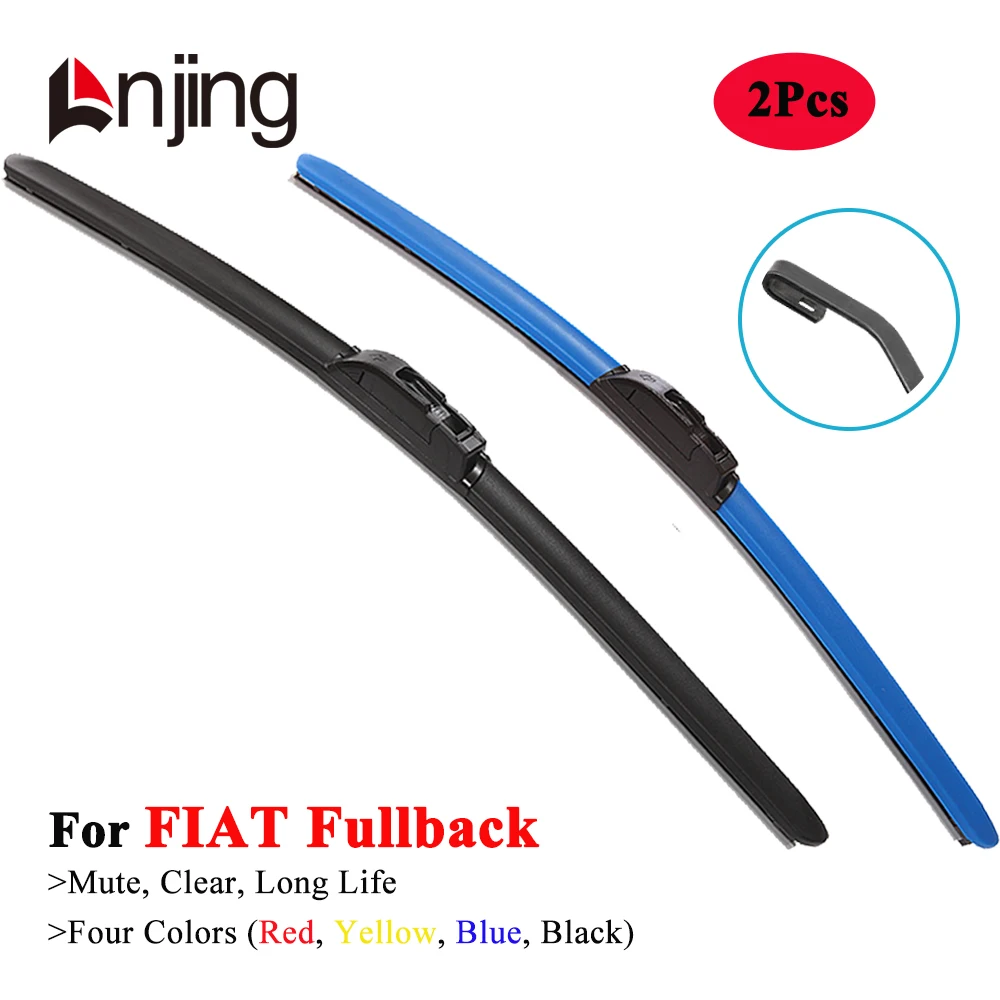 

LNJING Colorful Windshield Wiper Blades For FIAT Fullback Pick Up 502 503 2016 2017 2018 2019 2020 2021 Car Exterior Accessories